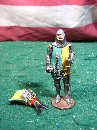 Cavaliere piede 54mm - cavaliere, medievale