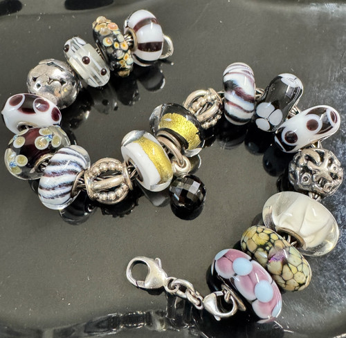 Bracciale trollbeads bianco - trollbeads,