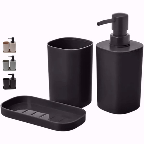 Set bagno accessori - set, 3pz