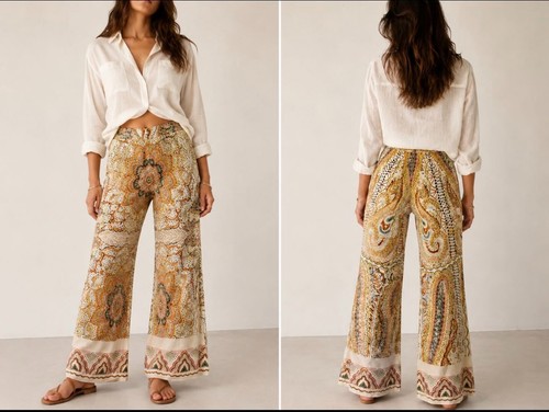 Pantalone zara nuovo stampa - nuovo,