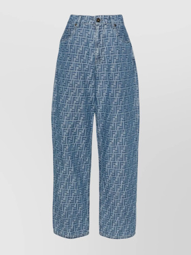 Jeans fendi chambray cotone - fendi,