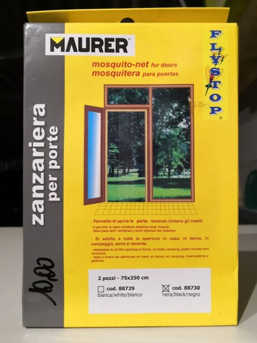 Zanzariera per 5 nero - per, 2,5