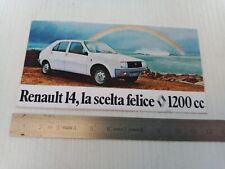 Adesivo vintage Renault 14