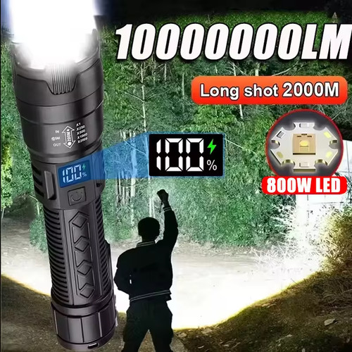 Torcia led potente - torcia,