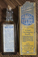 Bottiglia e scatola medicina