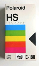 Polaroid 180 cassette vhs - e-180, hs