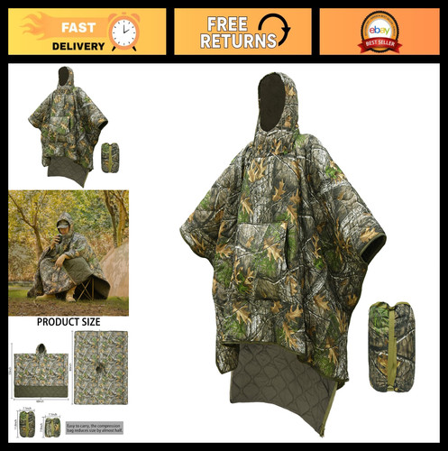 Poncho liner felpa - poncho,