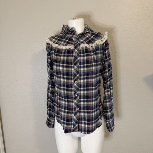 Vintage anni plaid - plaid, pizzo