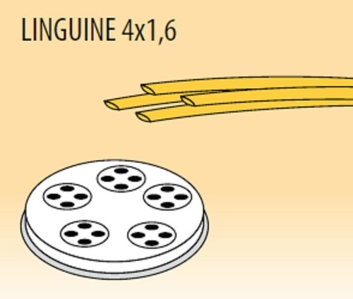 Trafila linguine 4x1 - linguine, mm