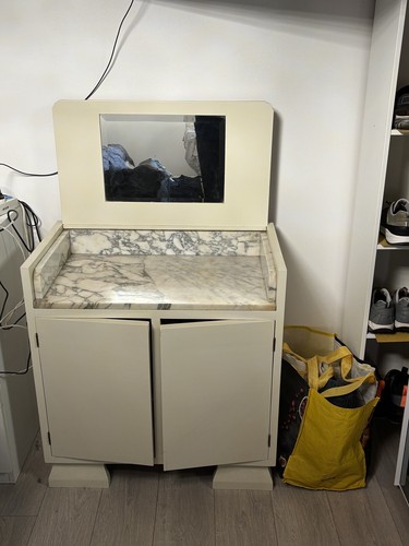 Toilette antica con piano - piano, in