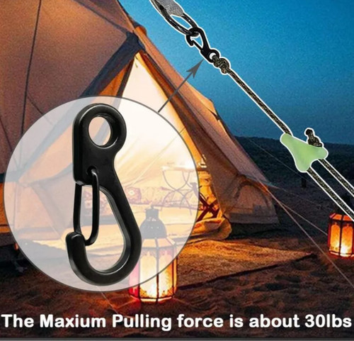 Black silver grey carabiner - grey,