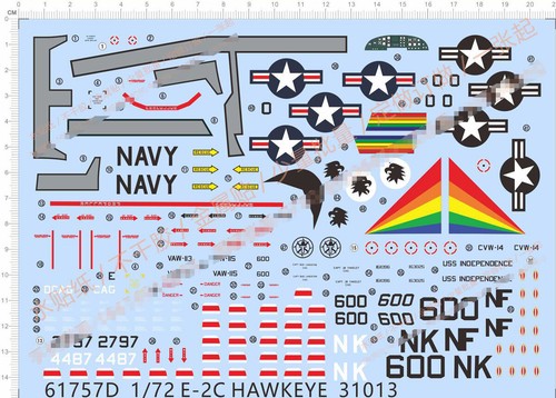 Decalcomania s navy - decalcomania, 1/72