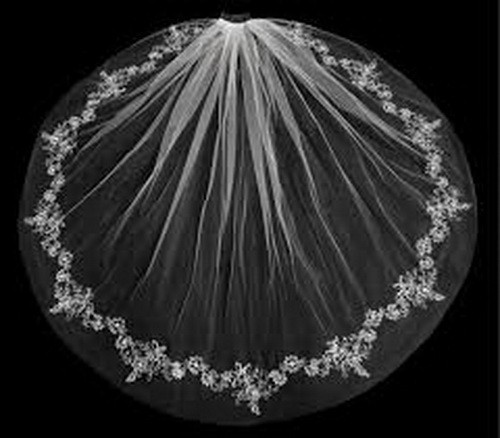 Velo sposa avorio argento - sposa,