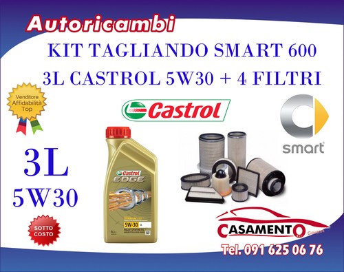 Kit tagliando castrol 5w30 - tagliando,
