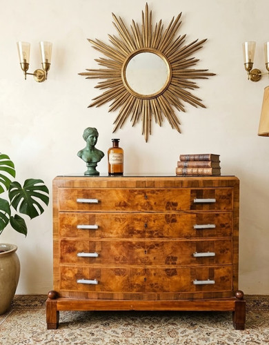 Cassettone noce epoca xx - cassettone,