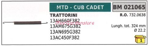 Molla trazione semovenza mtd - molla,