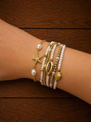 Set bracciale boho - boho, beach