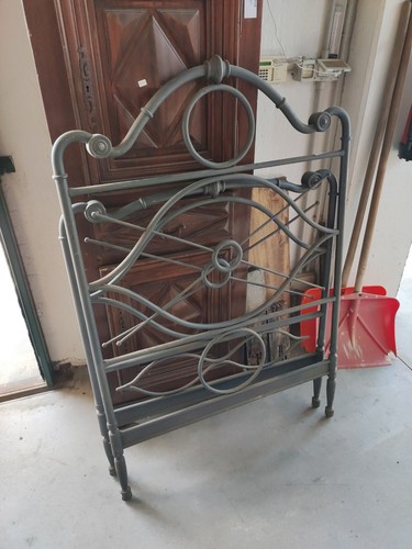 Letto ferro antico - letto,