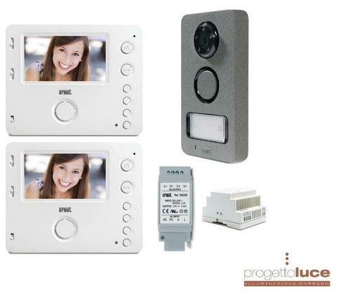 Kit videocitofono bifamiliare - kit,