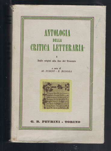Antologia della critica