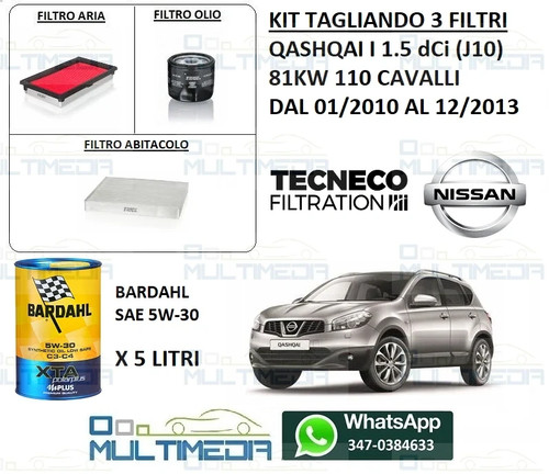 Kit tagliando filtri olio - tagliando, 3