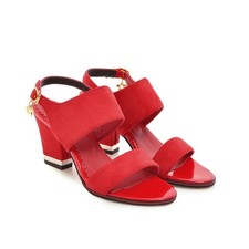 Sandali donna scamosciati