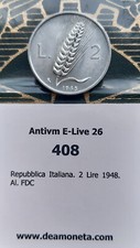 2 lire 1948 - , (spiga)