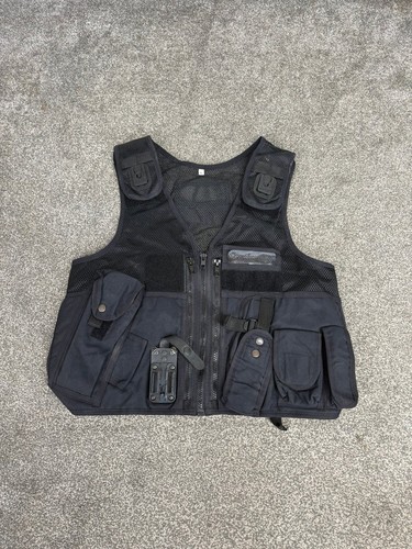 Arktis black utility vest - arktis,