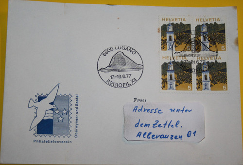 Fdc svizzera lugano - svizzera, a