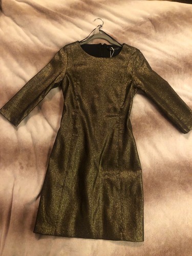 Vestito corto oro - vestito, spento