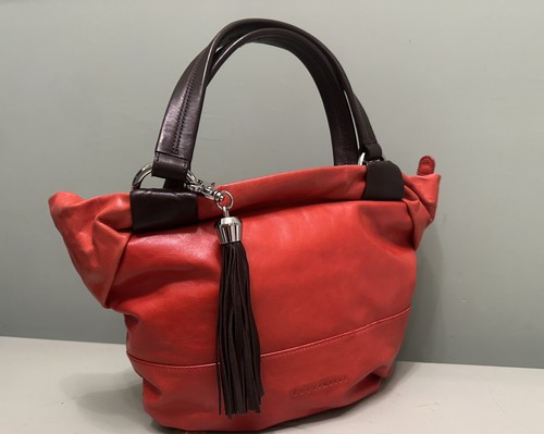Borsa pelle rossa coccinelle - borsa,