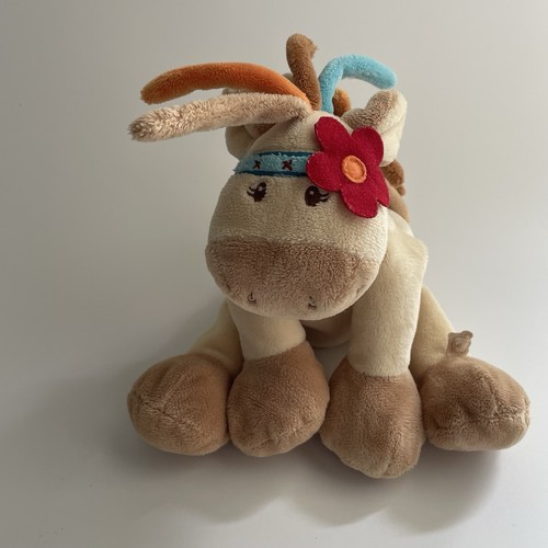 Peluche doudou cheval - cheval, indien