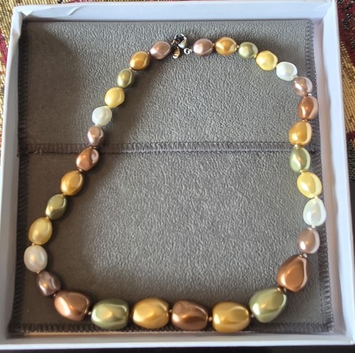 Collana vintage majorica - majorica, 19”