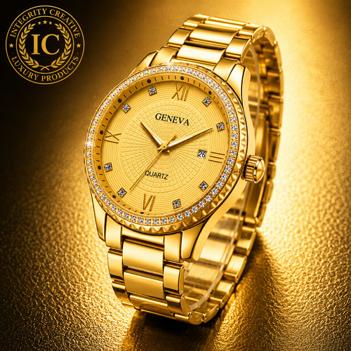 Orologio uomo quadrante oro - uomo,