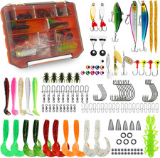 137 pezzi esche pesca kit - pesca,