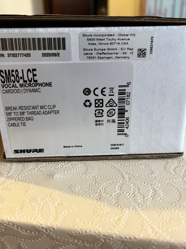 Microfono professionale shure - microfono,