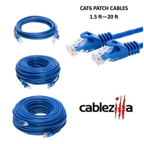 Cavo patch ethernet blu - cavo, cat6