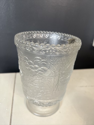 Vaso piedistallo vetro - 6”,