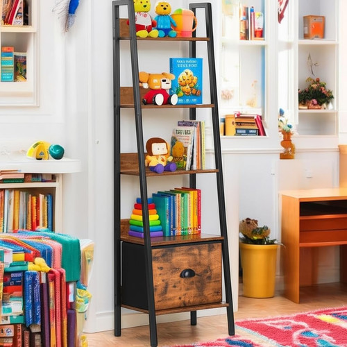 Camera dei bambini - bambini, scaffali