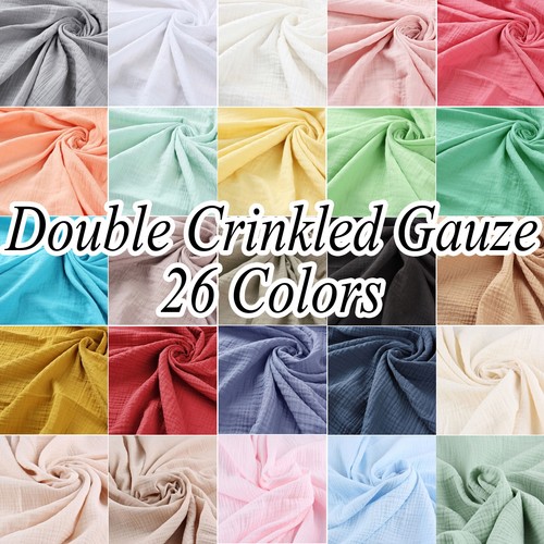 Ply double gauze crinkle - double,