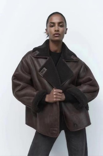 Nuova pelliccia shearling - nuova, di
