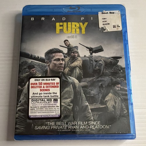 Fury ultra blu ray - hd, brad