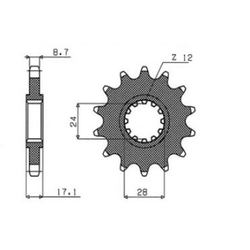 Pignone sunstar honda - honda, cbr