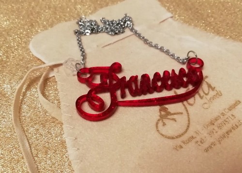 Collana acciaio ciondolo - collana,