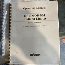 Orban optimod 8100a 8180a - orban,