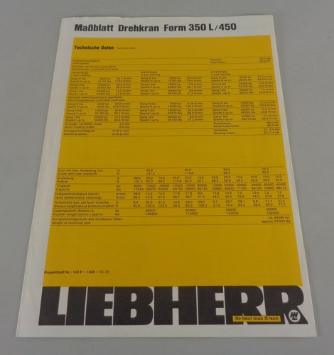Scheda tecnica liebherr gru - scheda,