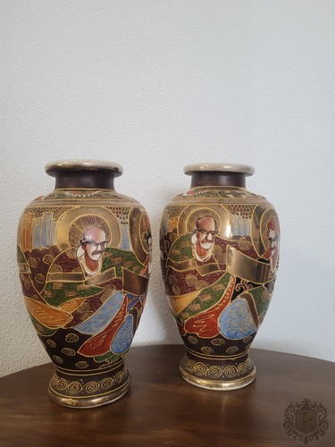 Coppia vasi satsuma ceramica - vasi,