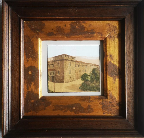 Incisione antica acquerellata - incisione,