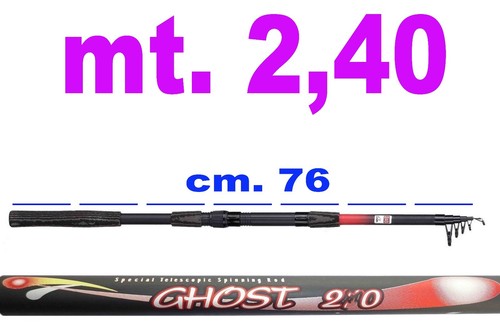Canna telescopica pesca - canna,