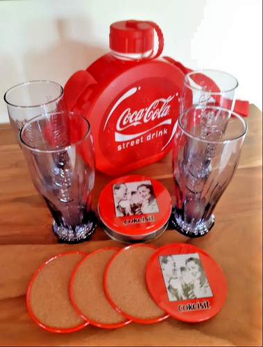 Coca cola set con bicchieri - cola,